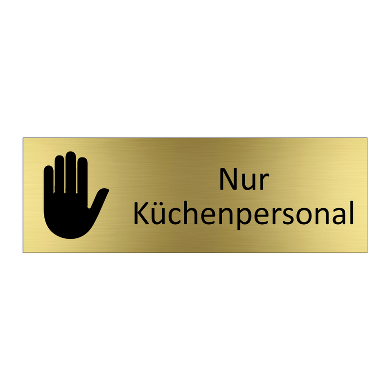 Nur Küchenpersonal
