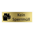 Kein Sperrmüll