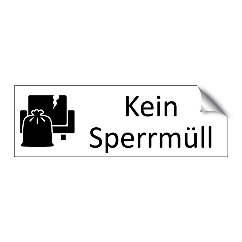Kein Sperrmüll