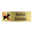 Keine Hunde