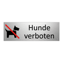 Hunde verboten