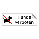 Hunde verboten