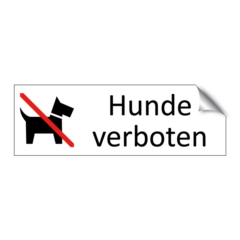 Hunde verboten
