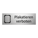 Plakatieren verboten