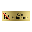 Kein Stehpinkeln