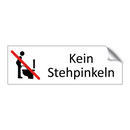 Kein Stehpinkeln