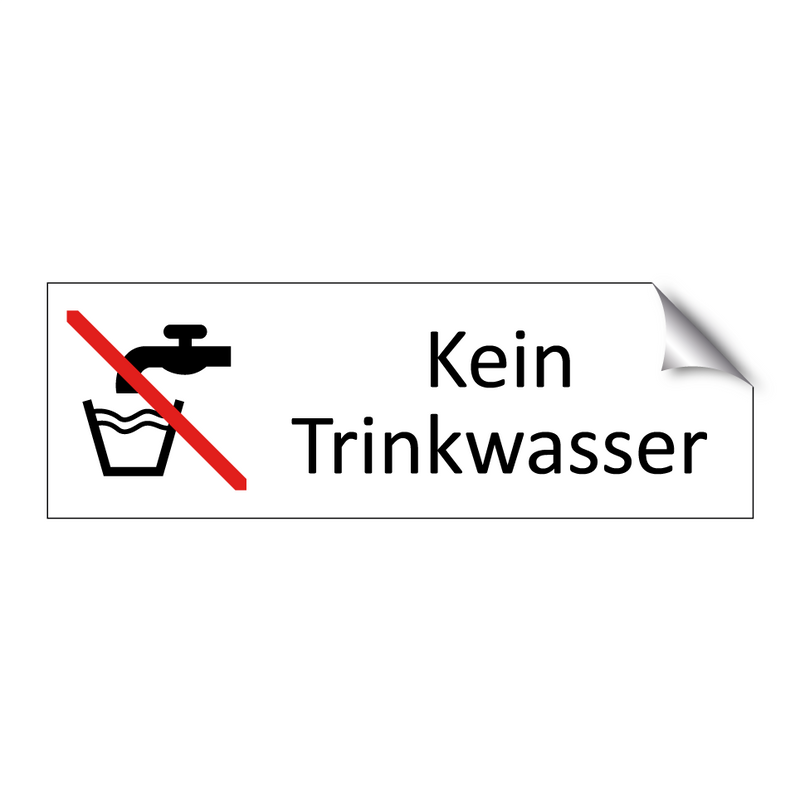 Kein Trinkwasser