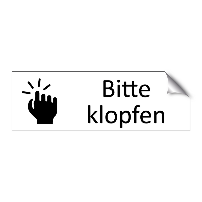 Bitte klopfen