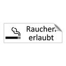 Rauchen erlaubt