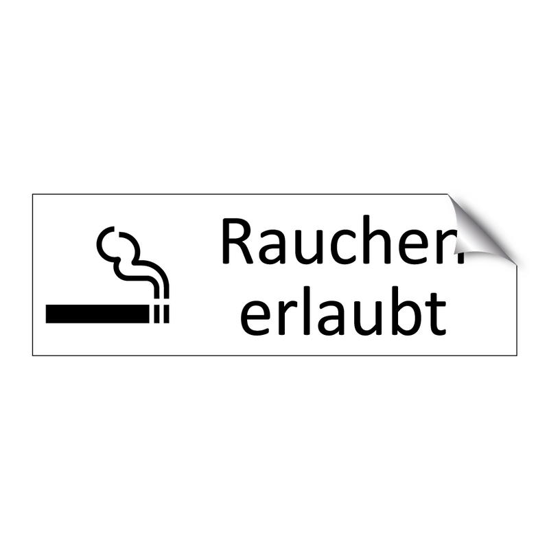 Rauchen erlaubt