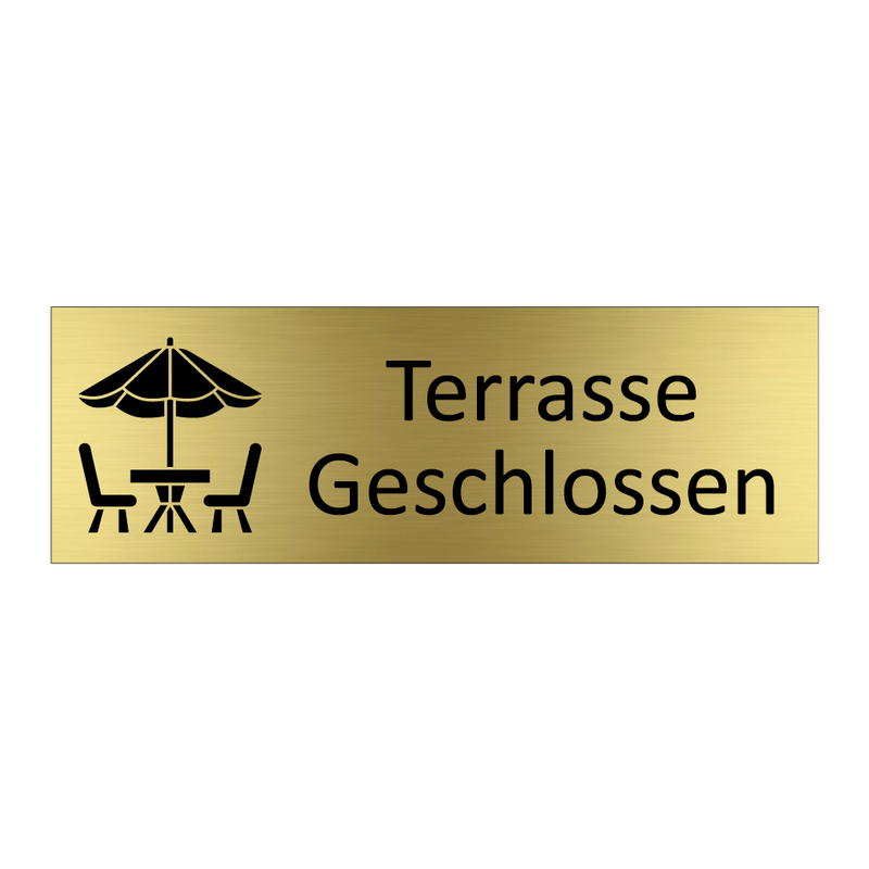Terrasse Geschlossen