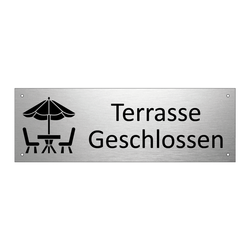 Terrasse Geschlossen