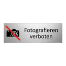 Fotografieren verboten