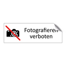 Fotografieren verboten
