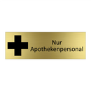 Nur Apothekenpersonal