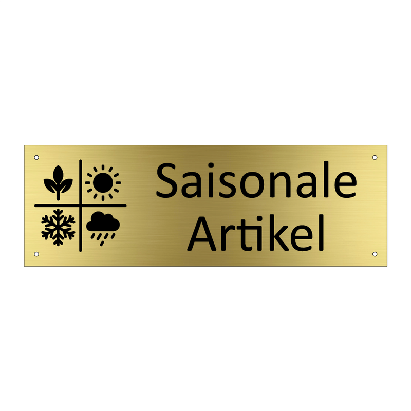 Saisonale Artikel