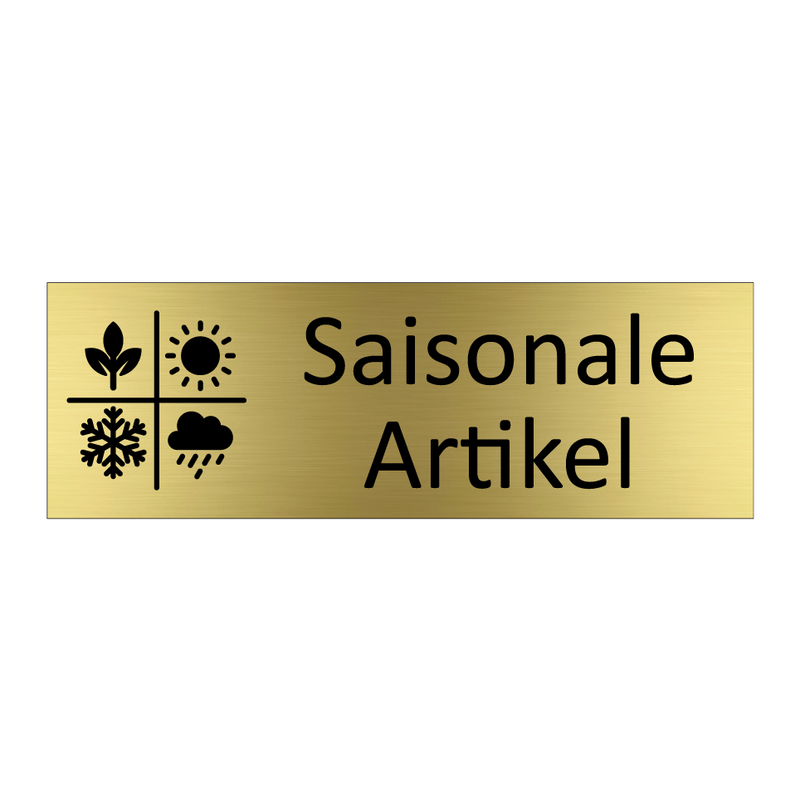Saisonale Artikel
