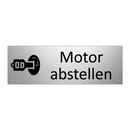 Motor abstellen