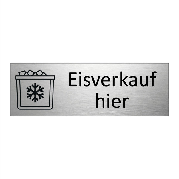 Eisverkauf hier