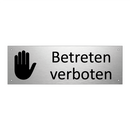Betreten verboten
