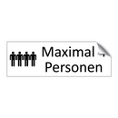 Maximal 4 Personen