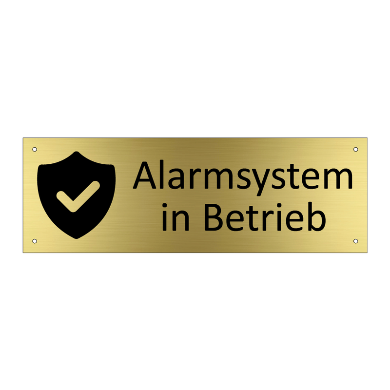 Alarmsystem in Betrieb
