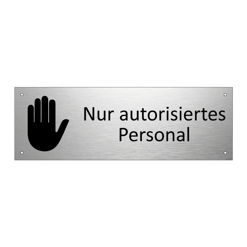 Nur autorisiertes Personal