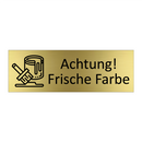 Achtung! Frische Farbe