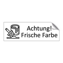 Achtung! Frische Farbe