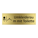 Umkleideraum mit Toilette