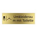 Umkleideraum mit Toilette