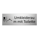 Umkleideraum mit Toilette