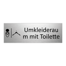 Umkleideraum mit Toilette