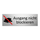 Ausgang nicht blockieren
