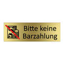 Bitte keine Barzahlung