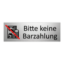 Bitte keine Barzahlung