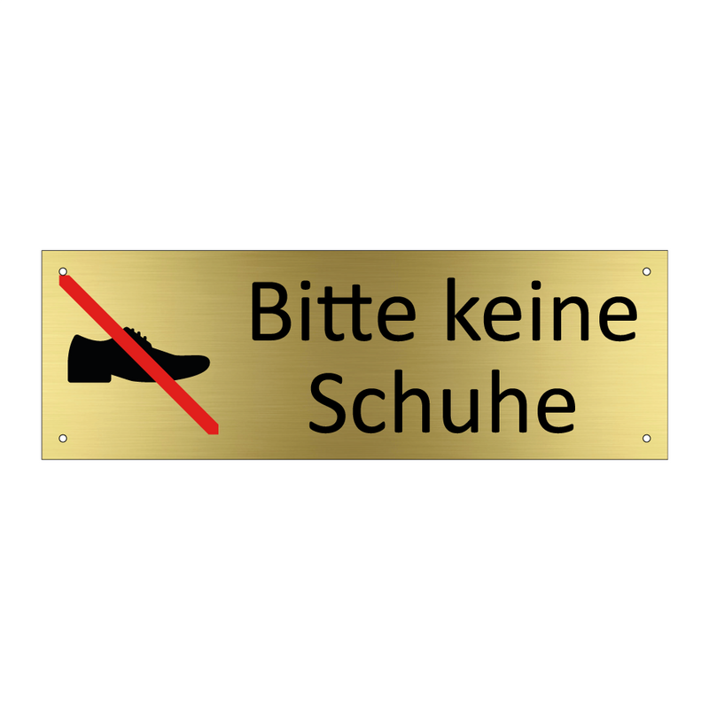 Bitte keine Schuhe