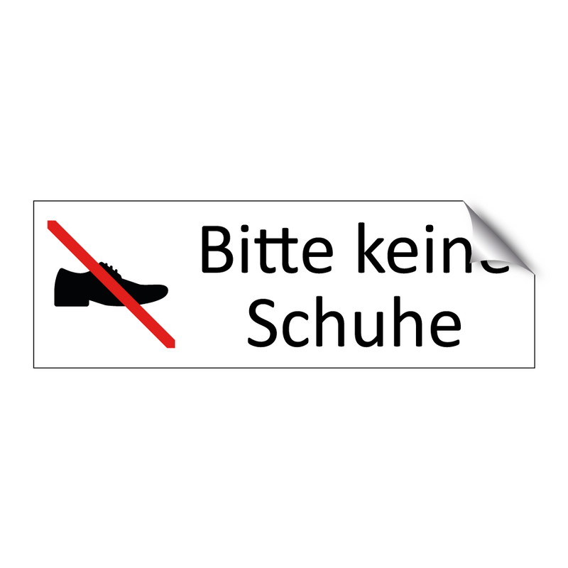 Bitte keine Schuhe