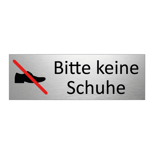 Bitte keine Schuhe