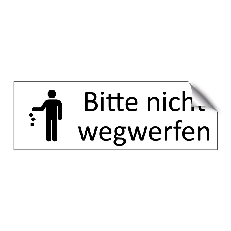 Bitte nicht wegwerfen