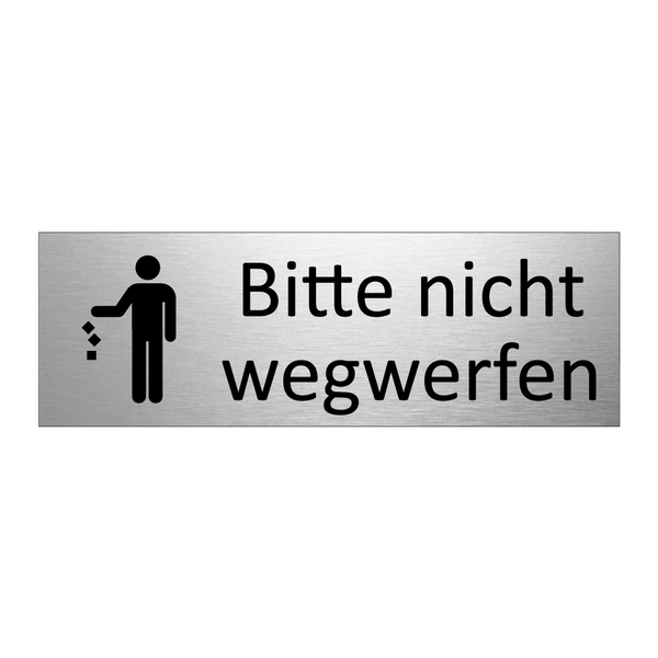 Bitte nicht wegwerfen