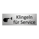 Klingeln für Service