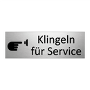 Klingeln für Service
