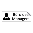 Büro des Managers