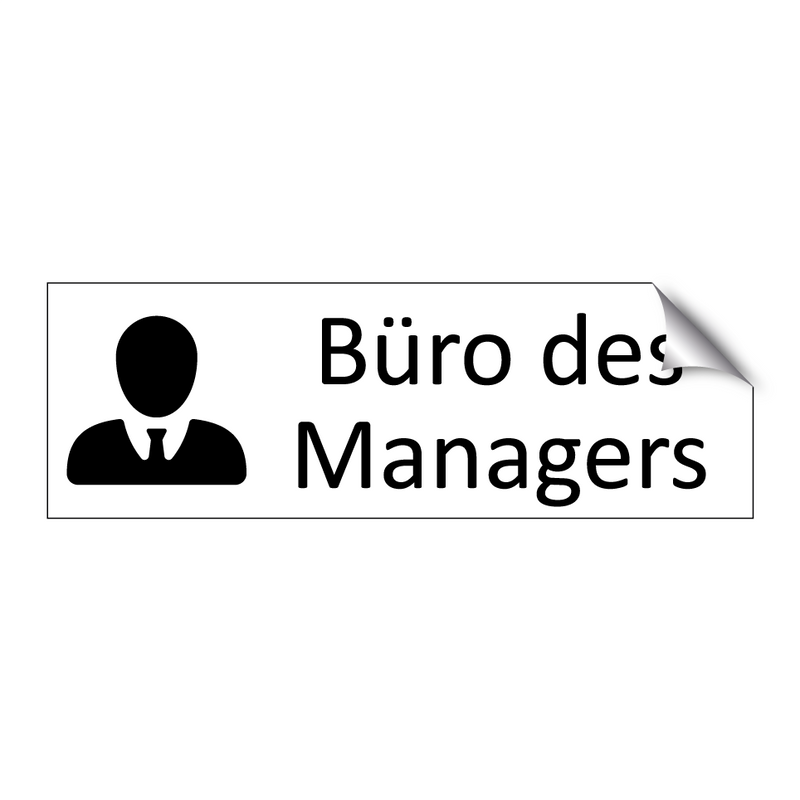 Büro des Managers