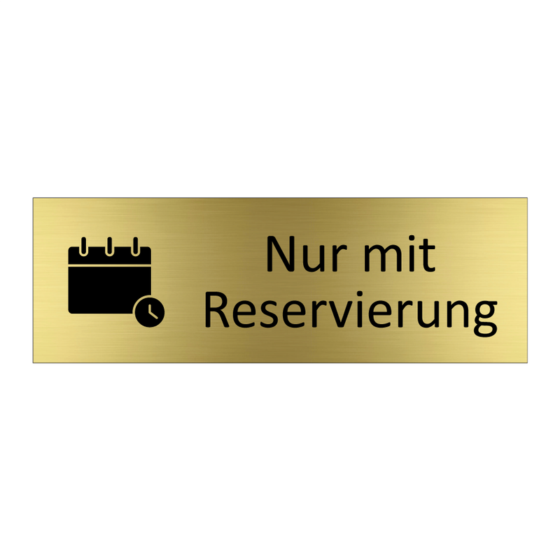 Nur mit Reservierung
