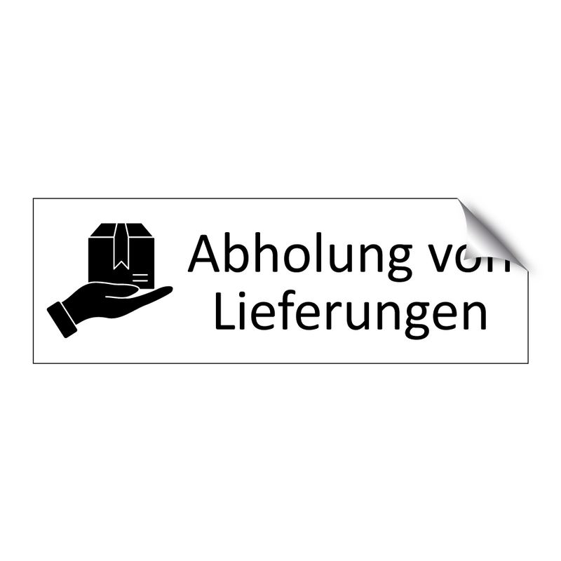 Abholung von Lieferungen