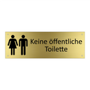 Keine öffentliche Toilette