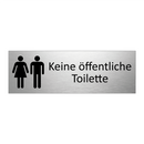 Keine öffentliche Toilette