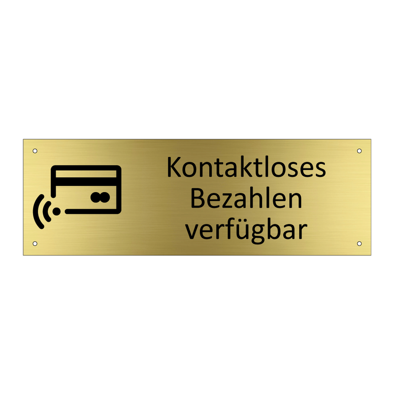 Kontaktloses Bezahlen verfügbar